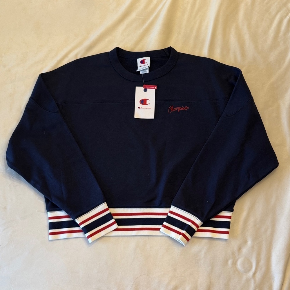 NWT! Champion Elective Cropped Crew, sz L